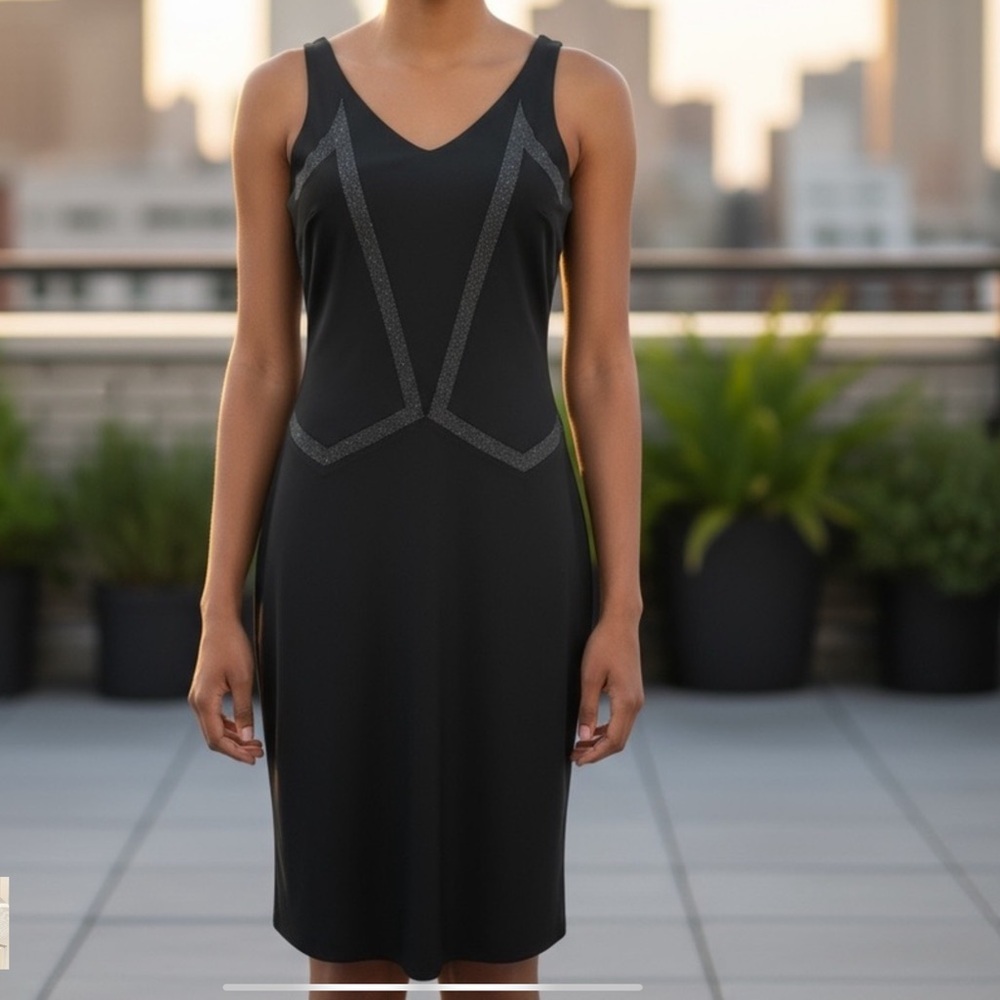 Frank Lyman Design Classic Black Dress